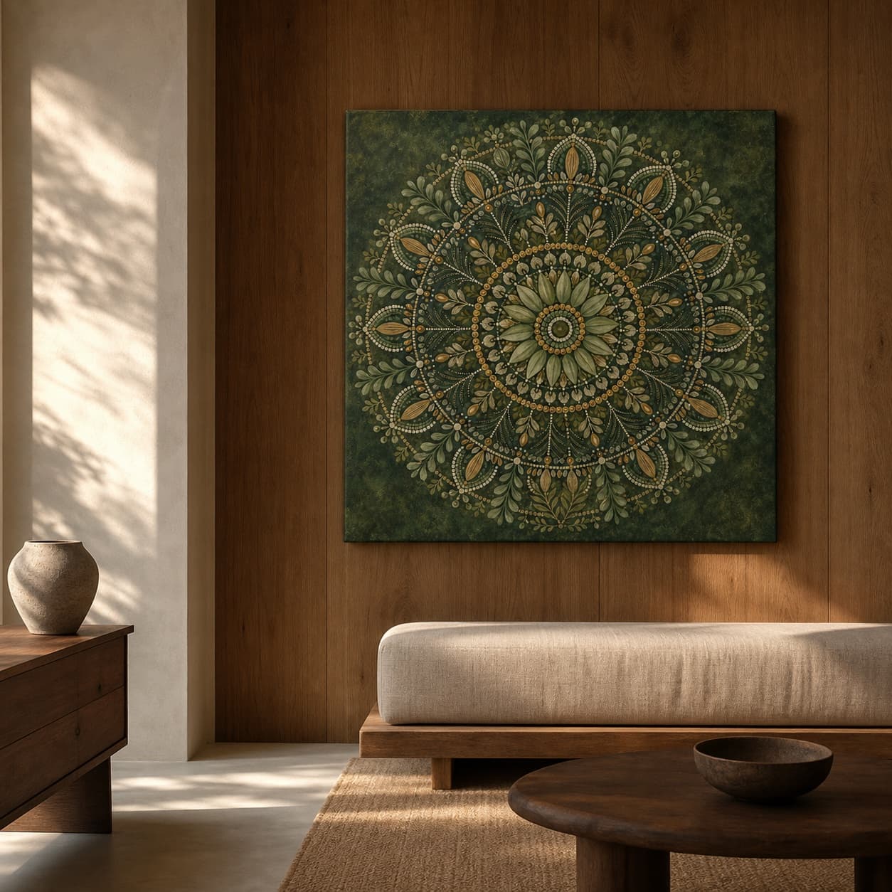 Bosque Interior instalada en un ambiente con madera