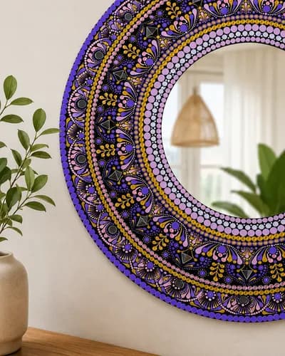 Cuadro Mandala 50x50 Cmdecorativo — vista 3